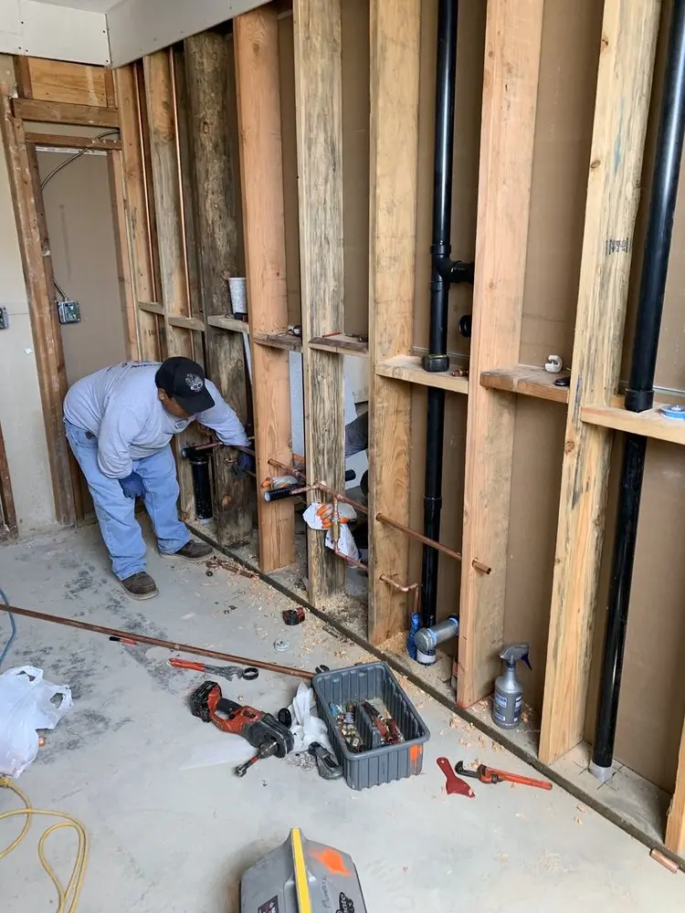 Commercial rough-in plumbing for Commercial Plumbing in East Newark